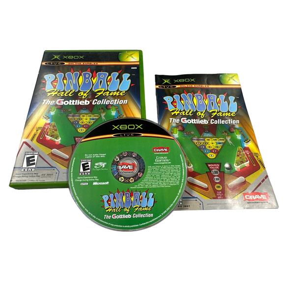 Pinball Hall of Fame: The Gottlieb Collection (Microsoft Xbox, 2004) Complete - Picture 1 of 6